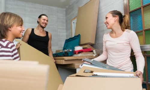 Careful packing and loading during a Thamesmead house move