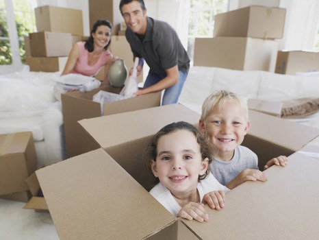Man and van removals team working on a Thamesmead residential move