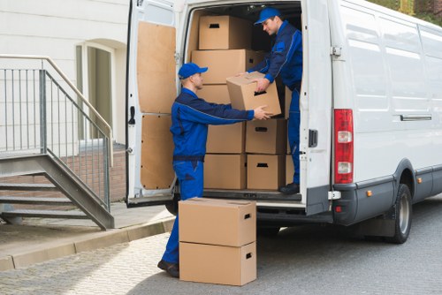 Local moving truck service for flats and apartments in Thamesmead