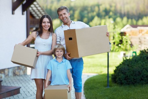 Moving home service in Thamesmead with local residential streets