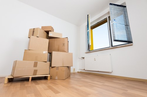 Careful loading during a house removal in Thamesmead