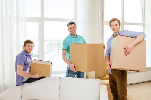 Professional van removal service following health and safety procedures